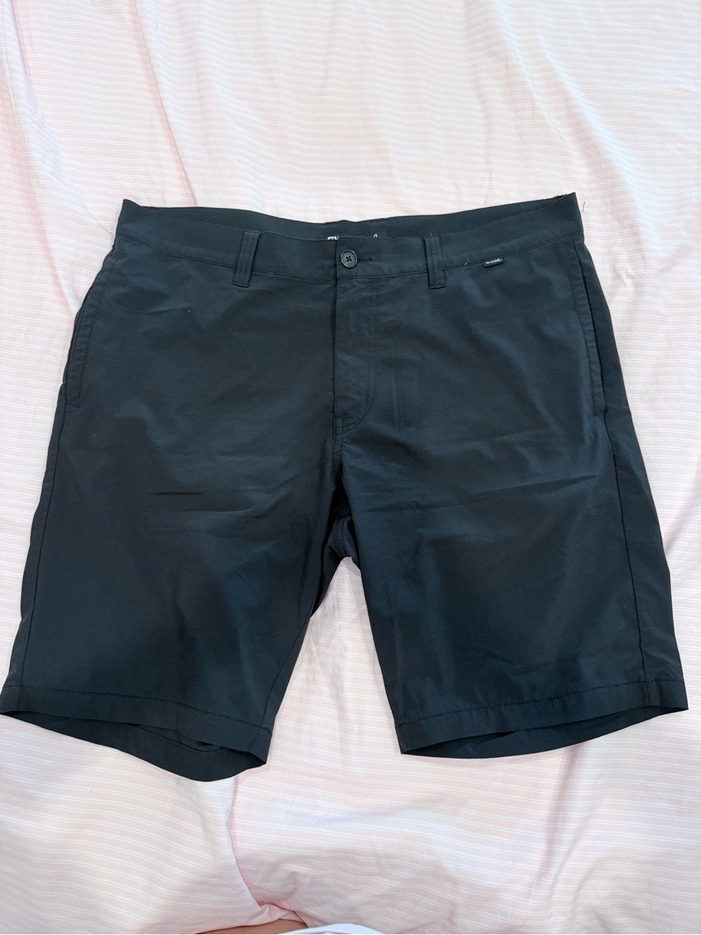 Travis Mathew Black Performance Golf Shorts